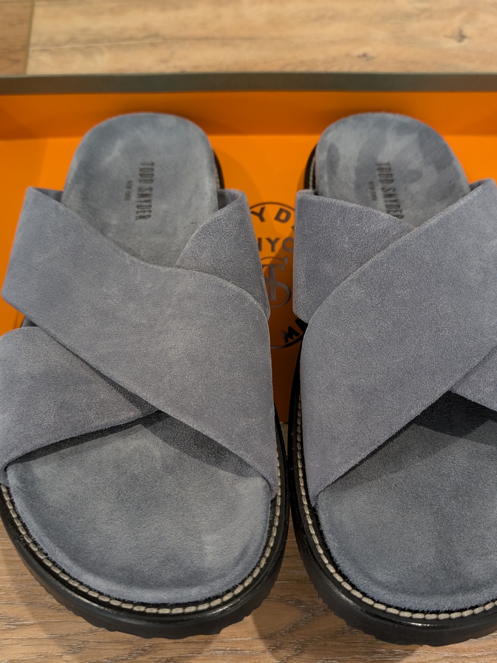 Todd Snyder Italian Suede Nomad Crossover Sandal